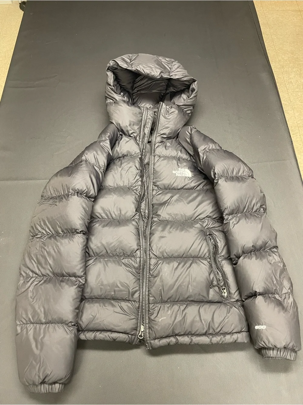 The North Face Kids Black Hooded Puffer Jacket